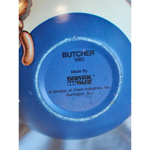 Bristol Ware Roly Poly Tobacco Tin Butcher Vintage 1980 Collectible - Picture 6 of 12